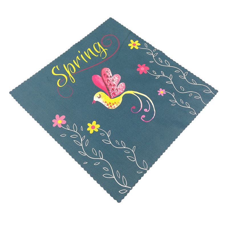 15x18cm Anti Fog Microfiber Cloth 80% Polyester 20% Polyamide Or 100% Polyester Cho Kính