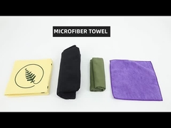Độ bền cao Khách hàng vải làm sạch microfiber 160-230gsm Khách hàng in